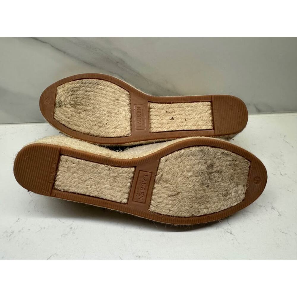 Lauren Ralph Lauren Women's Size 9.5 Carlynda Espadrille Wedge Sandals - Picture 8 of 8